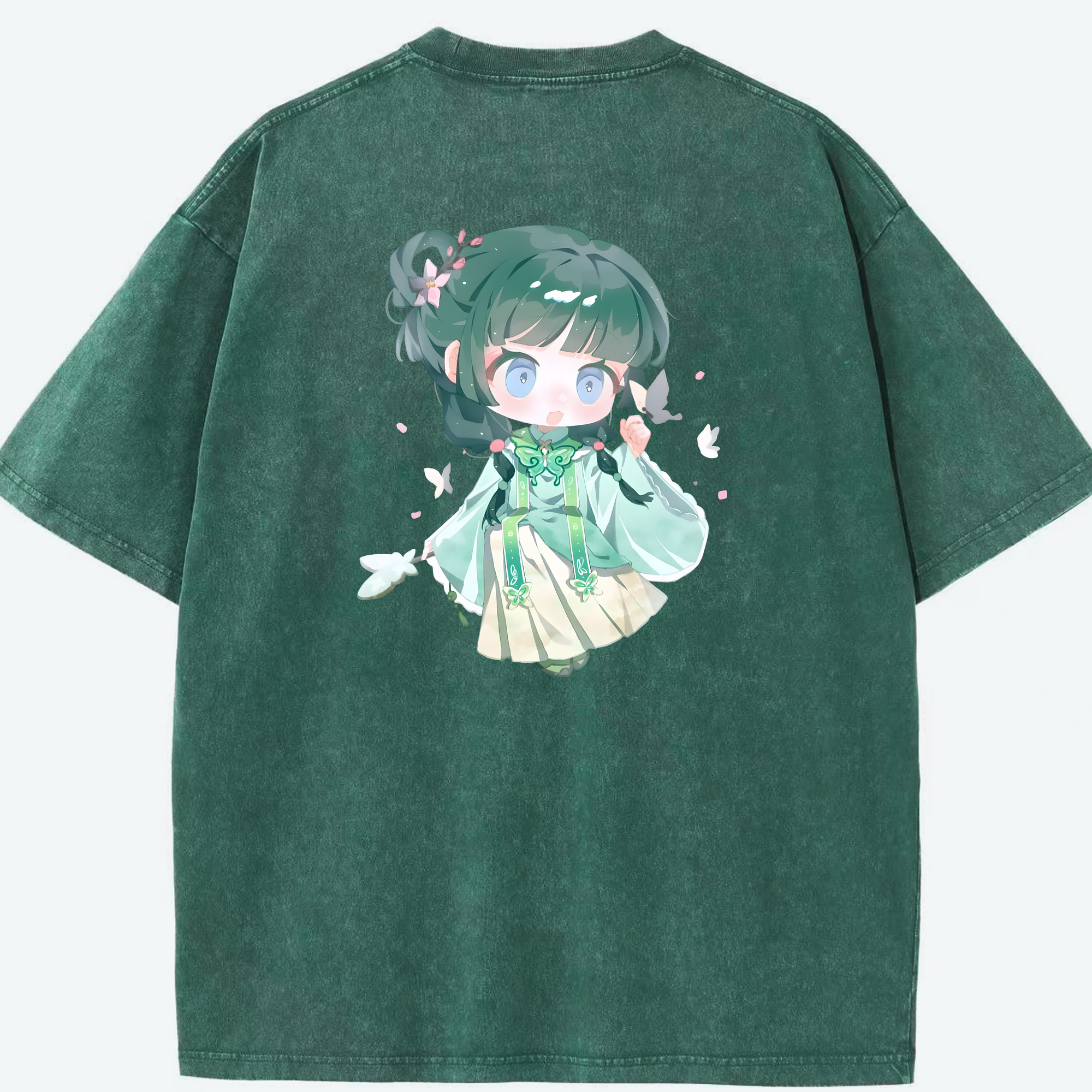 （画像用） 薬屋のひとりごと The Apothecary Diaries 綿100% ヴィンテージ風 半袖Tシャツ（背面プリント）